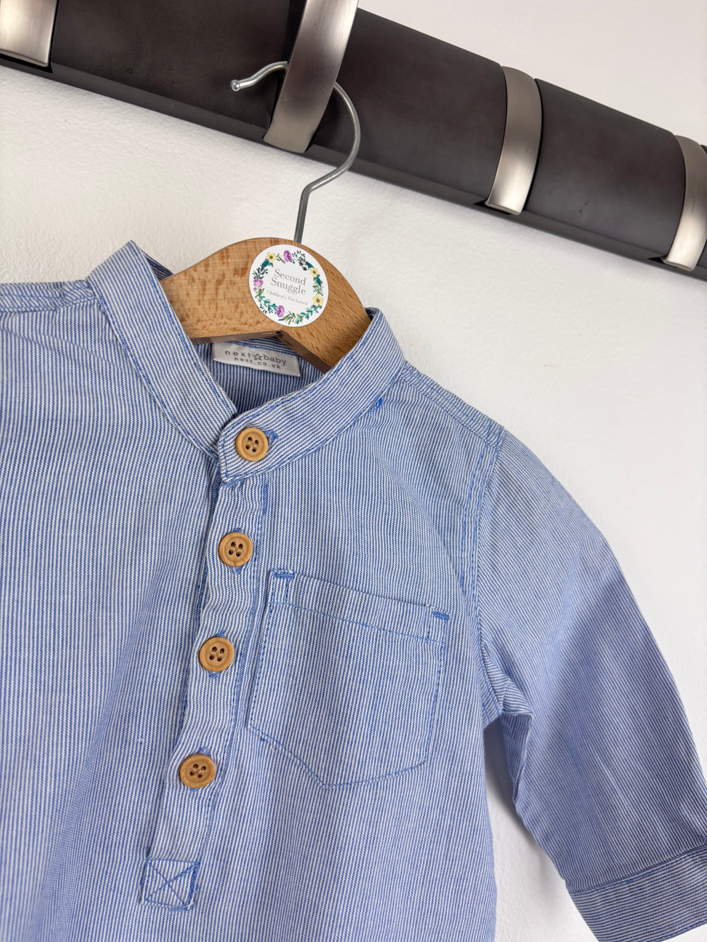 Next Blue Shirt 3-6 Months-Shirts-Second Snuggle Preloved