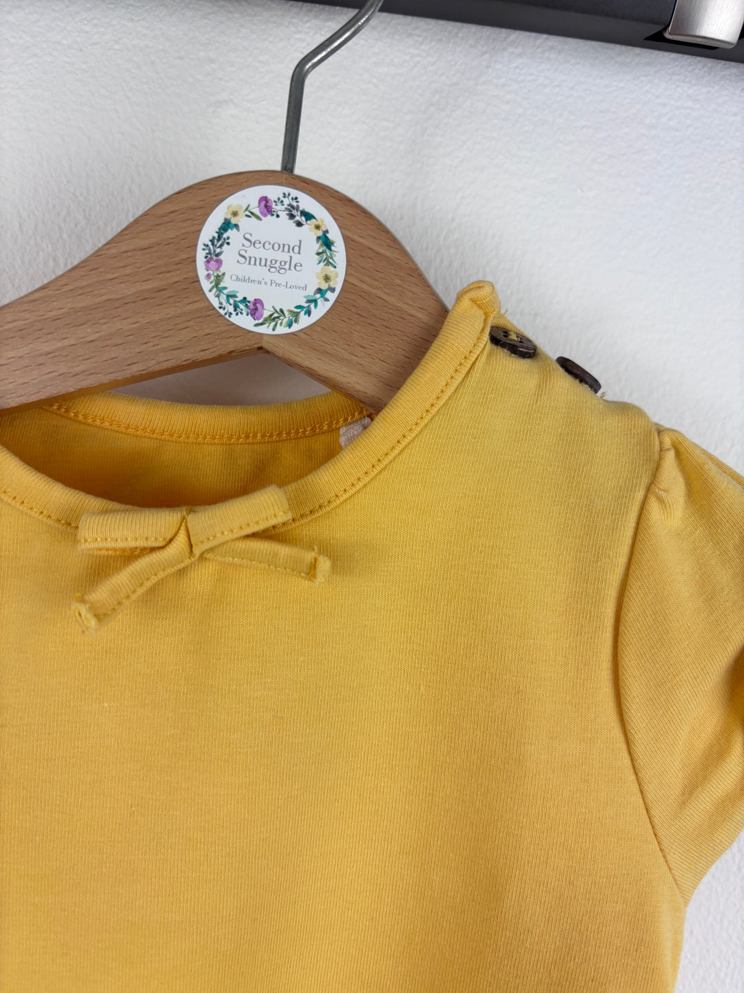 Kite Yellow T Shirt 3-6 Months-Tops-Second Snuggle Preloved