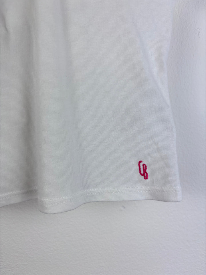 Carrement Beau White Frill Collar Top 6 Months-Tops-Second Snuggle Preloved