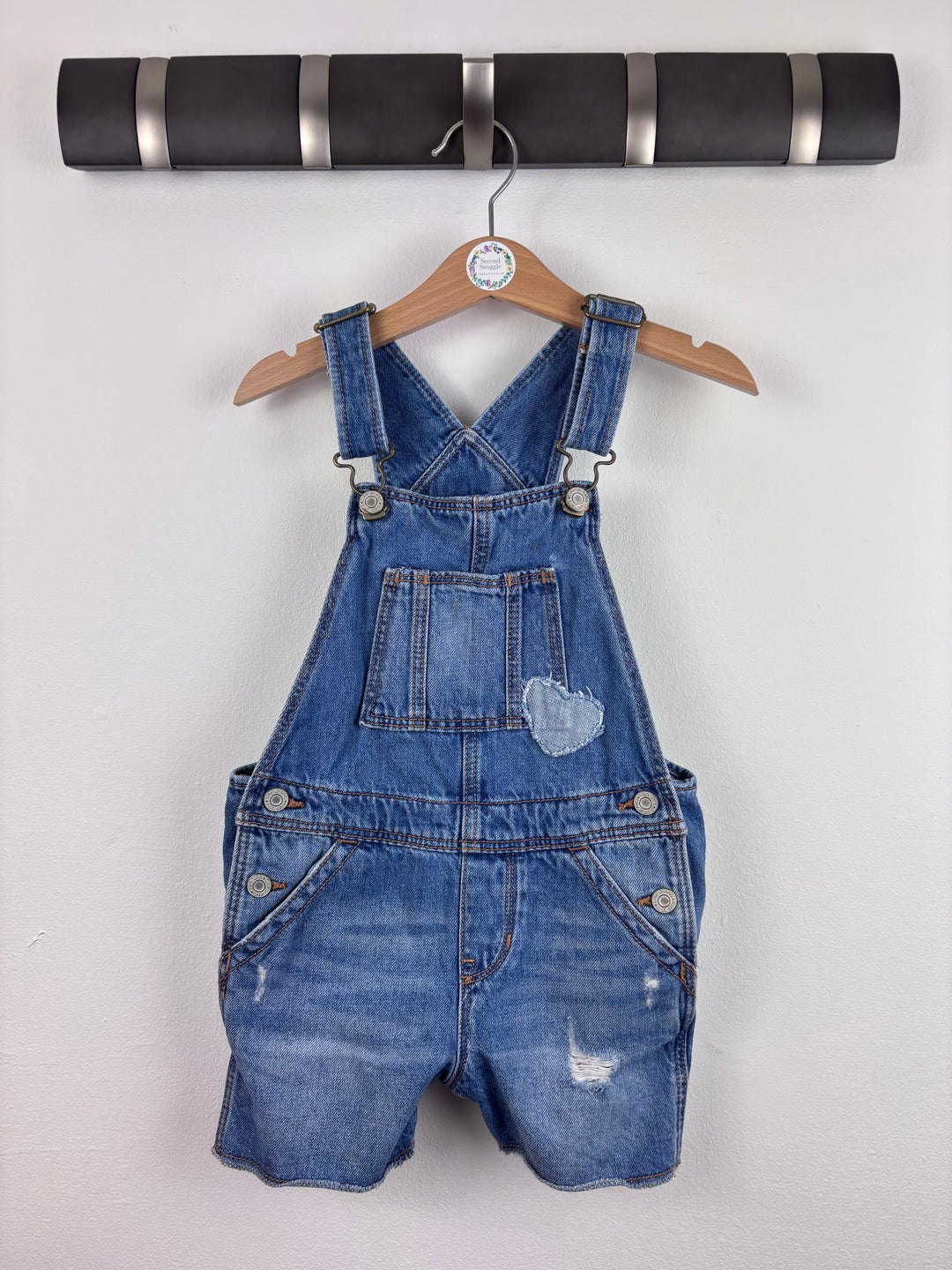 Baby Gap Denim Dungarees 5 Years-Dungarees-Second Snuggle Preloved
