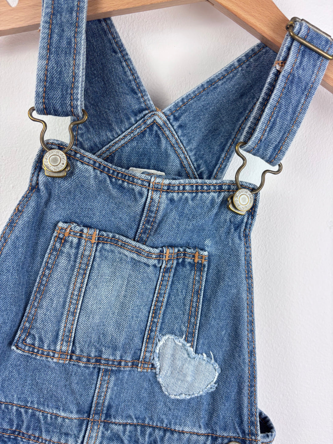 Baby Gap Denim Dungarees 5 Years-Dungarees-Second Snuggle Preloved