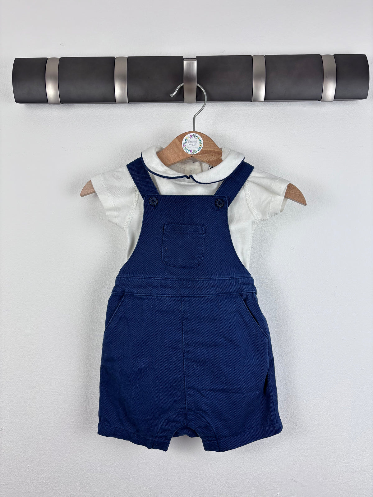 M&S Dungaree Set 3-6 Months-Dungarees-Second Snuggle Preloved