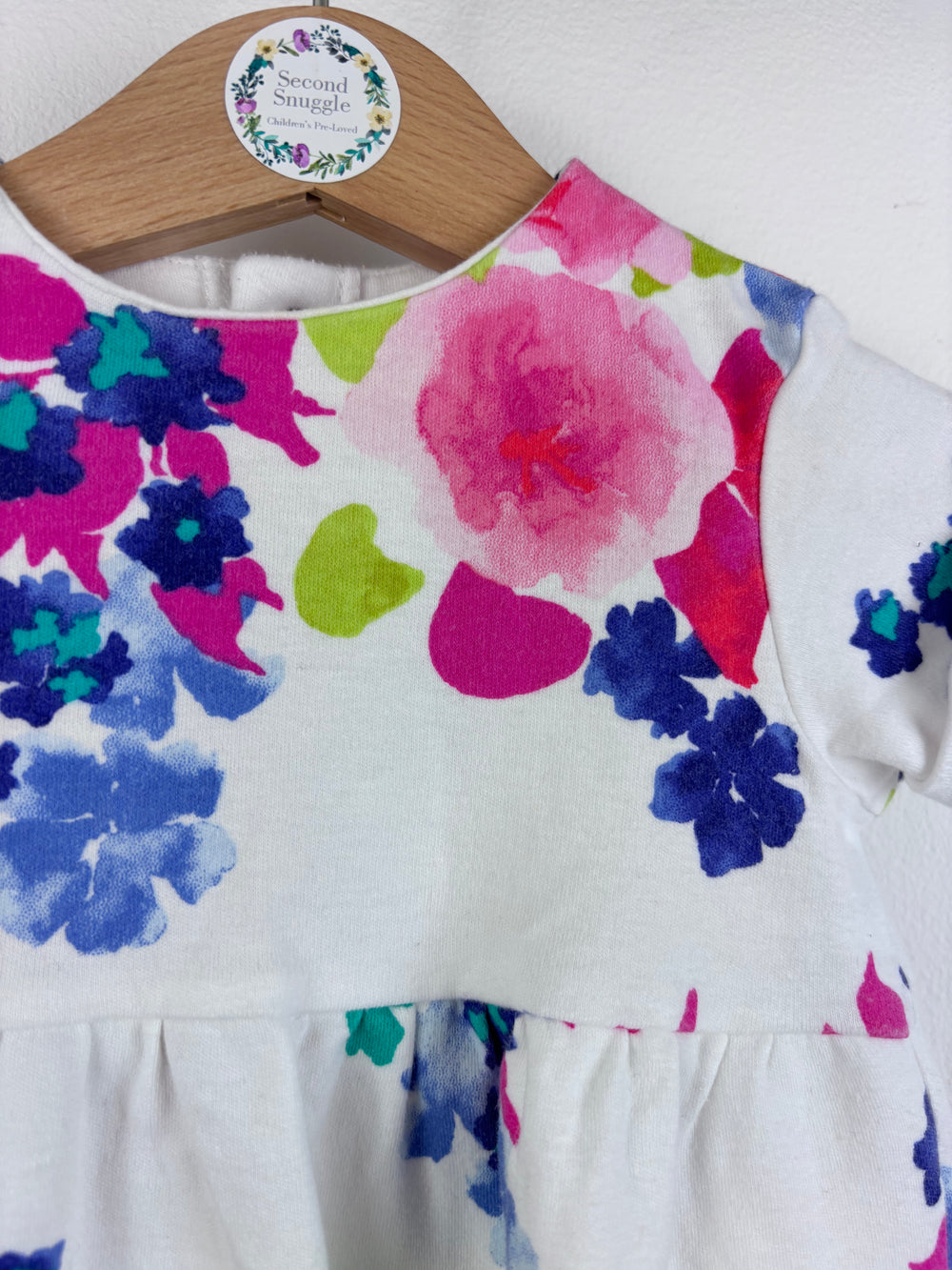 Joules Floral Dress 3-6 Months-Dresses-Second Snuggle Preloved