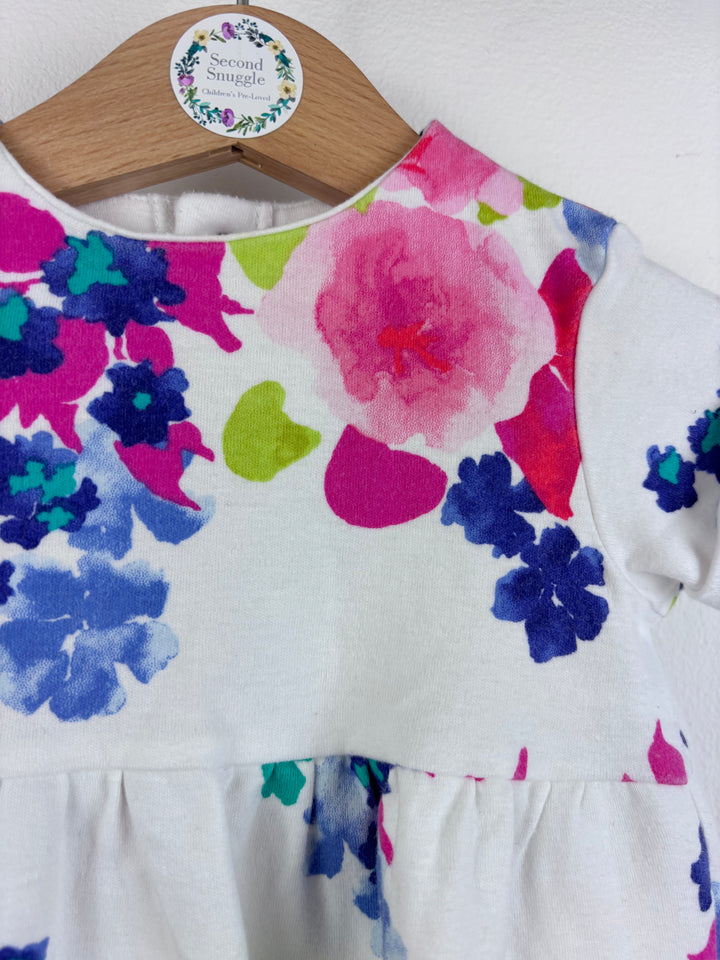 Joules Floral Dress 3-6 Months-Dresses-Second Snuggle Preloved