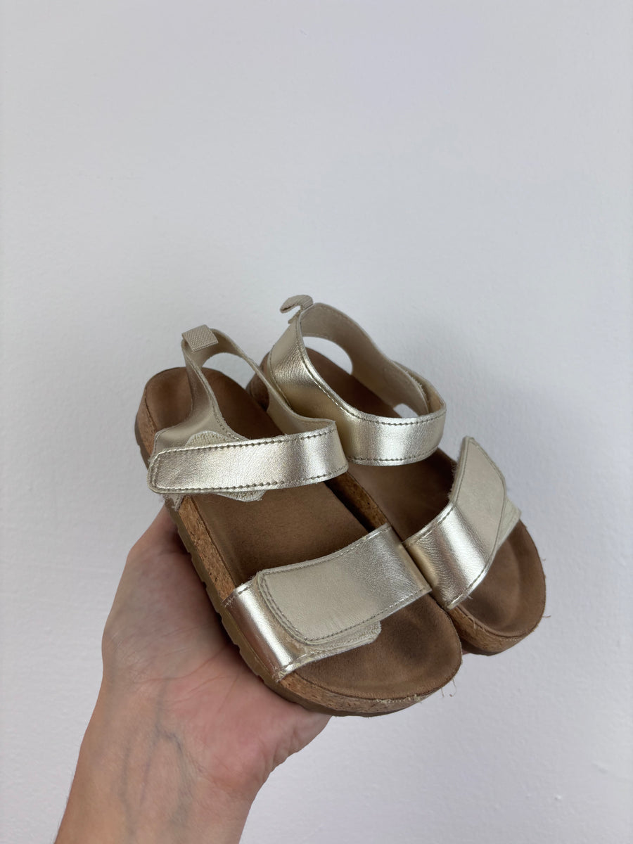 H&M Gold Sandals UK 7-Shoes-Second Snuggle Preloved