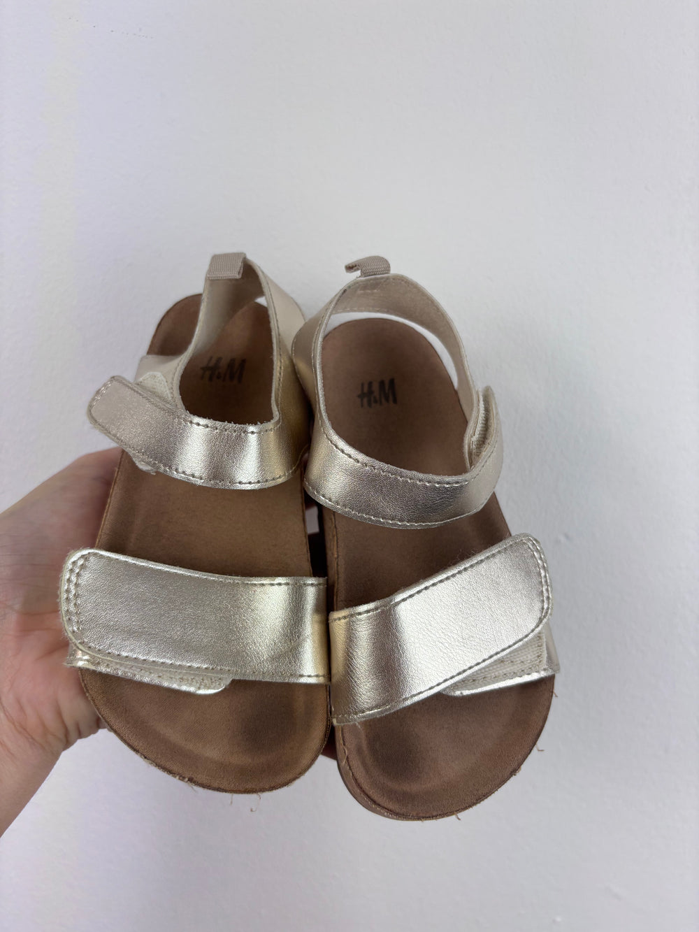 H&M Gold Sandals UK 7-Shoes-Second Snuggle Preloved
