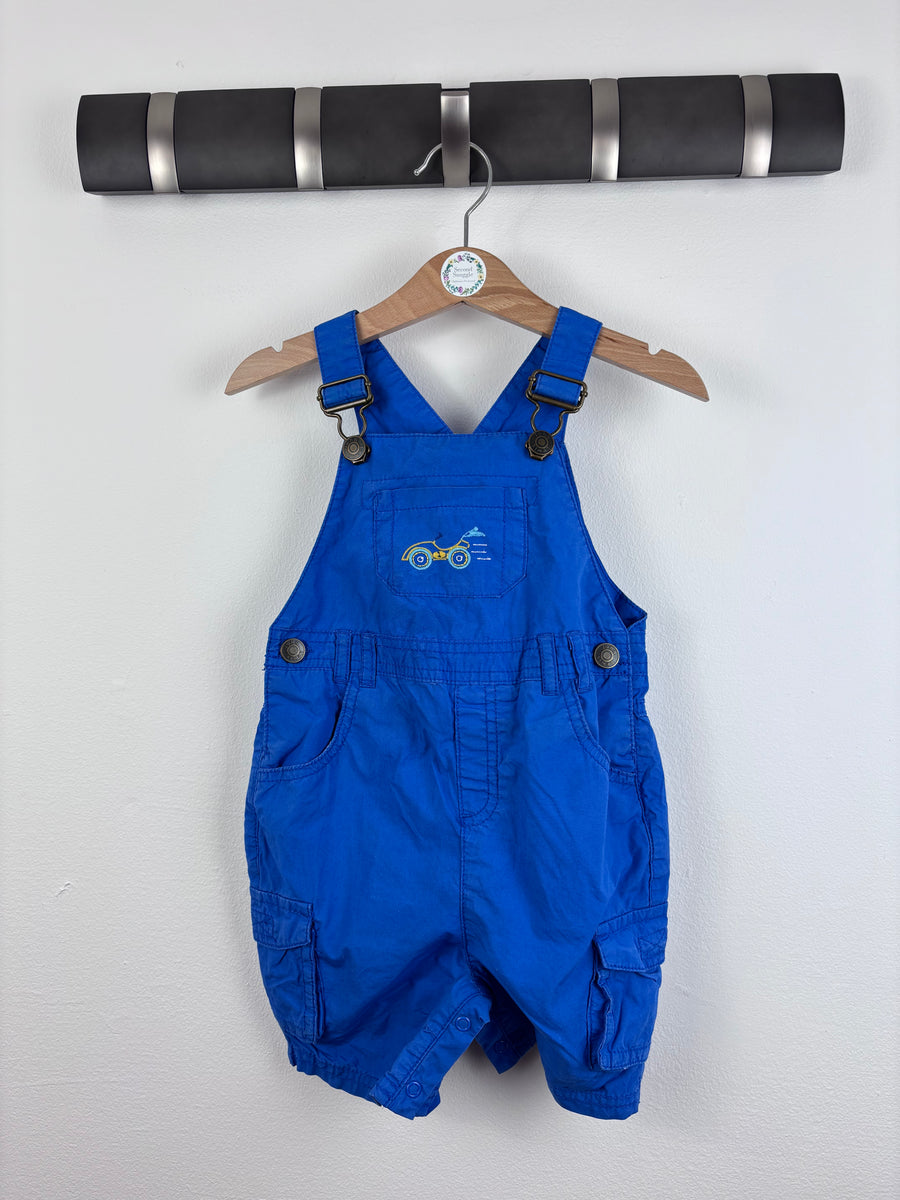 John Lewis Blue Dungaree Romper 18-24 Months-Dungarees-Second Snuggle Preloved