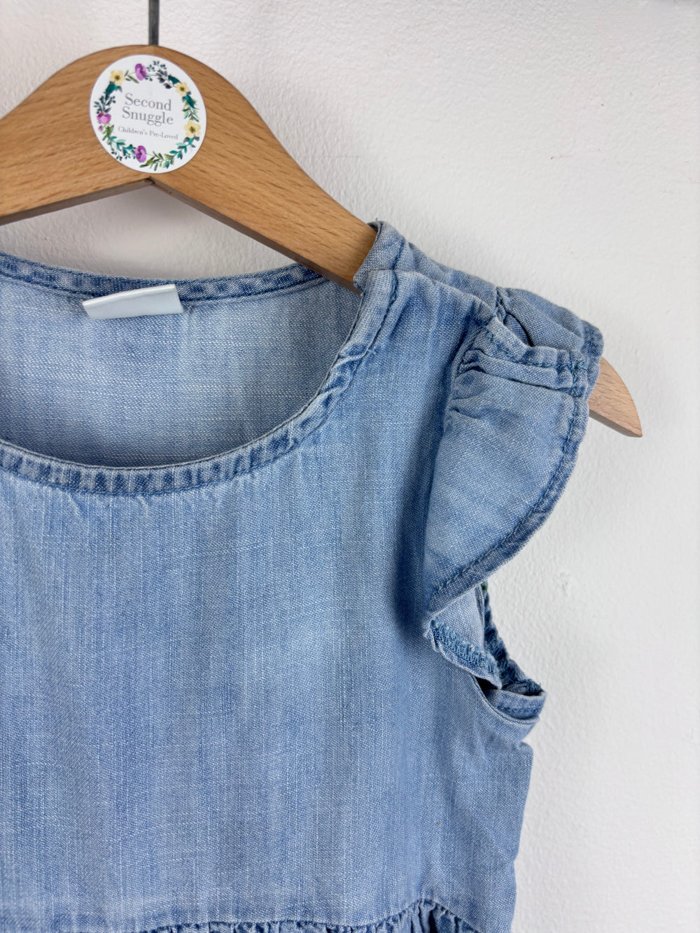 Next Denim Playsuit 18-24 Months-Play Suits-Second Snuggle Preloved