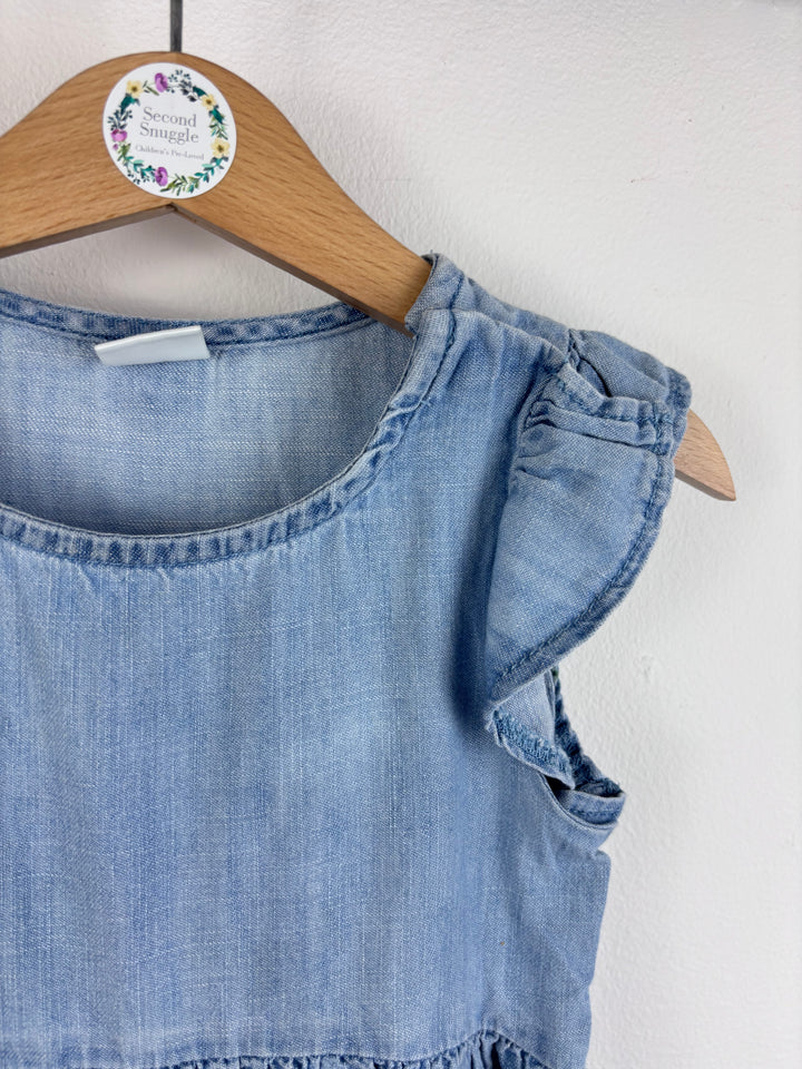Next Denim Playsuit 18-24 Months-Play Suits-Second Snuggle Preloved