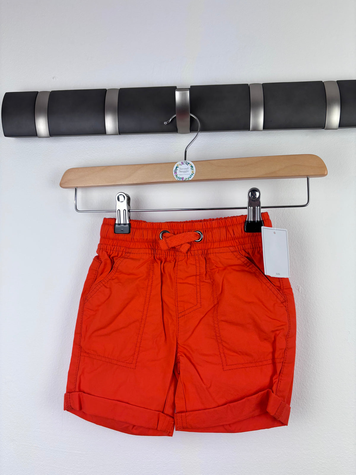 Mothercare Orange Shorts 9-12 Months-Shorts-Second Snuggle Preloved