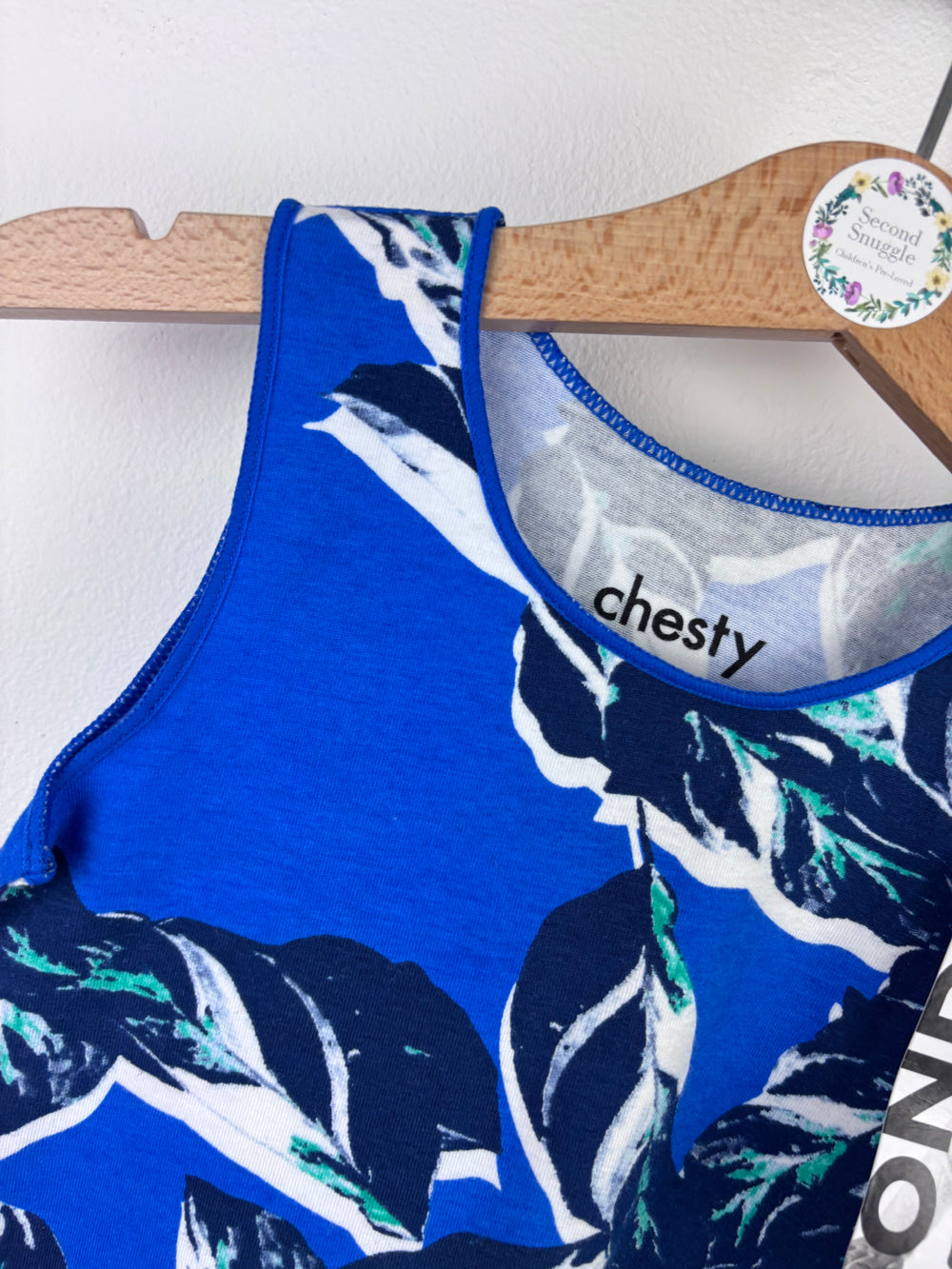 Bonds Leaf Print Vest 12-18 Months-Tops-Second Snuggle Preloved