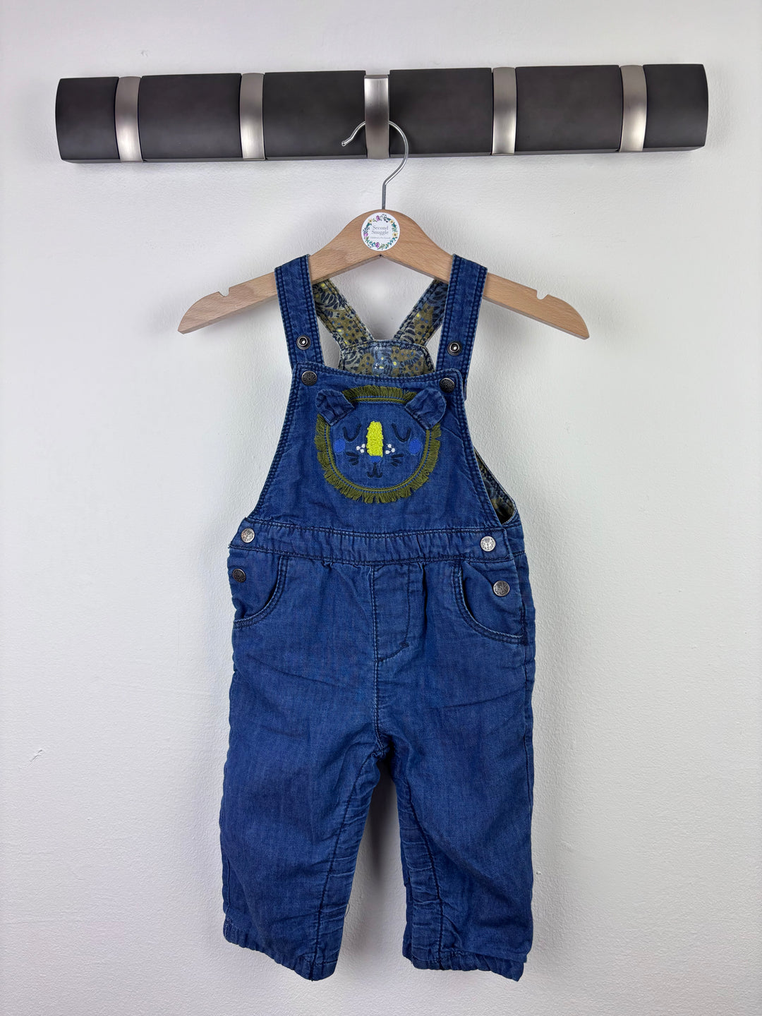 Du Pareil Denim Dungarees 6 Months-Dungarees-Second Snuggle Preloved