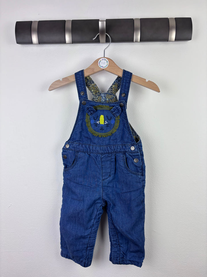 Du Pareil Denim Dungarees 6 Months-Dungarees-Second Snuggle Preloved