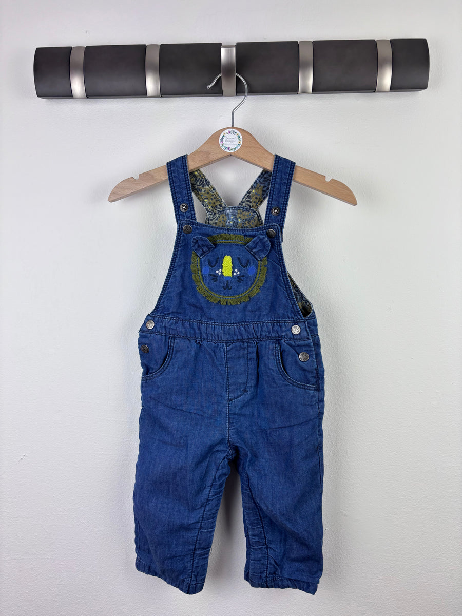 Du Pareil Denim Dungarees 6 Months-Dungarees-Second Snuggle Preloved
