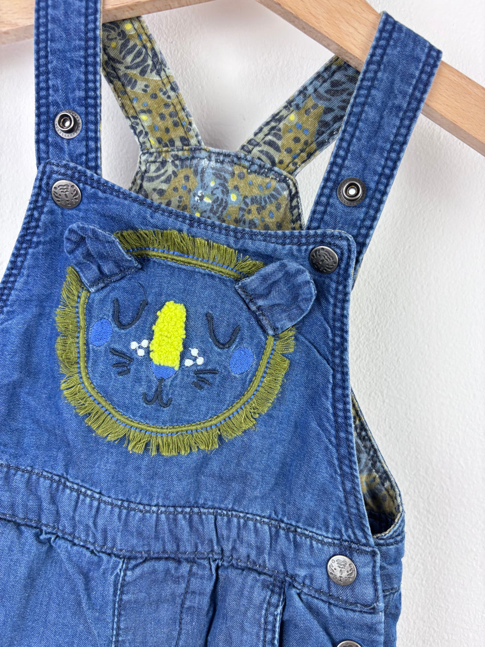 Du Pareil Denim Dungarees 6 Months-Dungarees-Second Snuggle Preloved