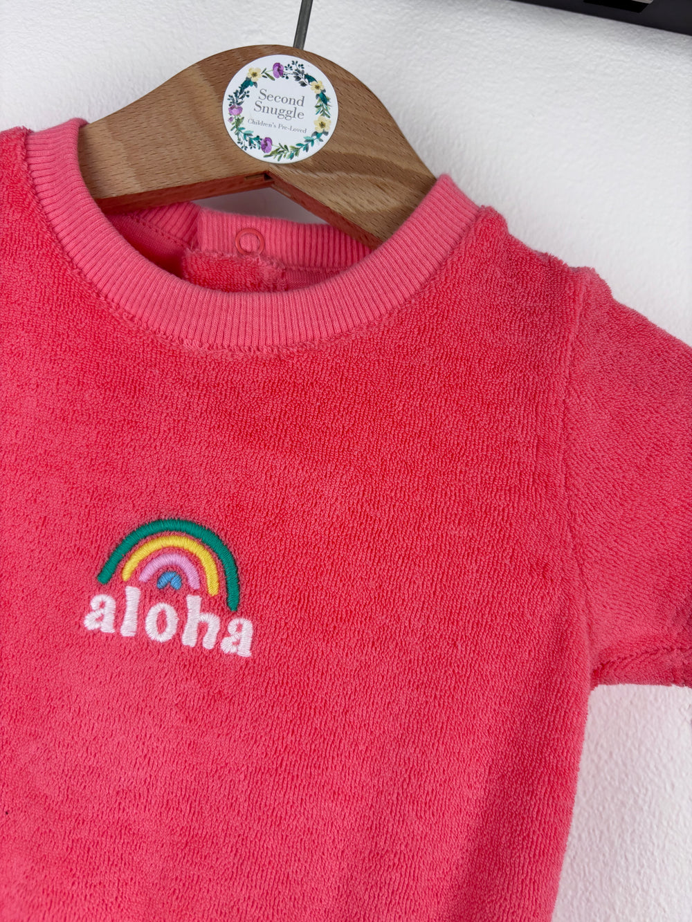 M&S Aloha Romper 0-3 Months-Rompers-Second Snuggle Preloved