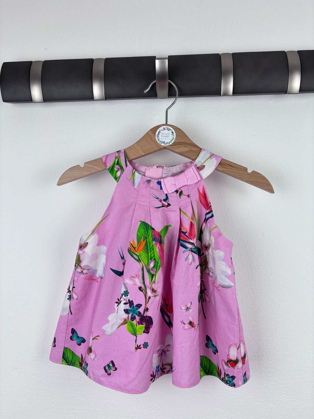 Ted Baker Floral Dress 12-18 Months-Dresses-Second Snuggle Preloved