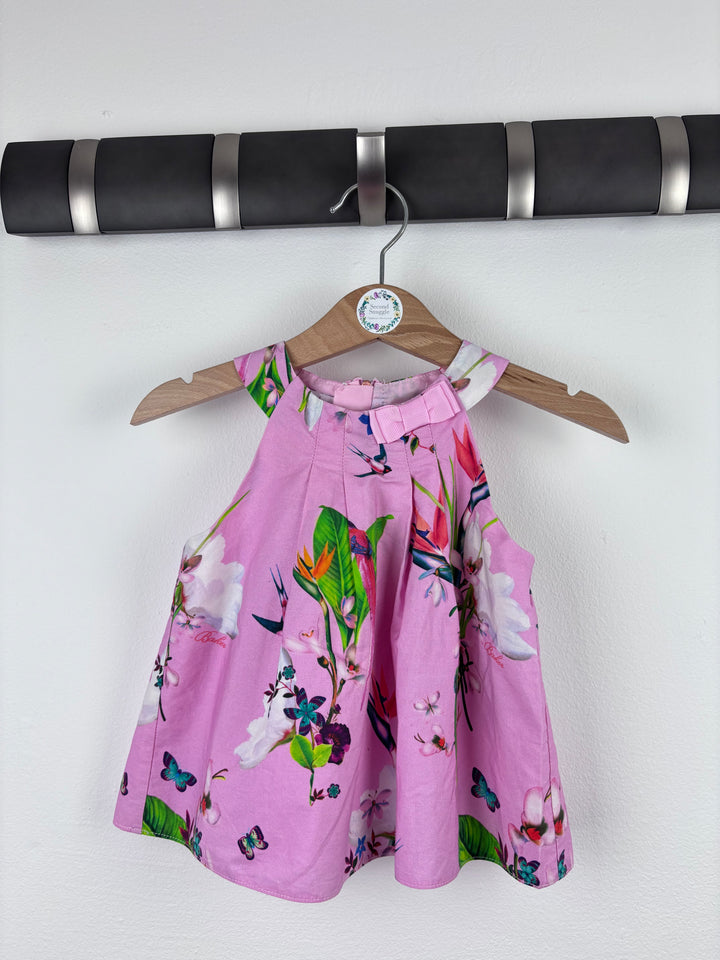 Ted Baker Floral Dress 12-18 Months-Dresses-Second Snuggle Preloved