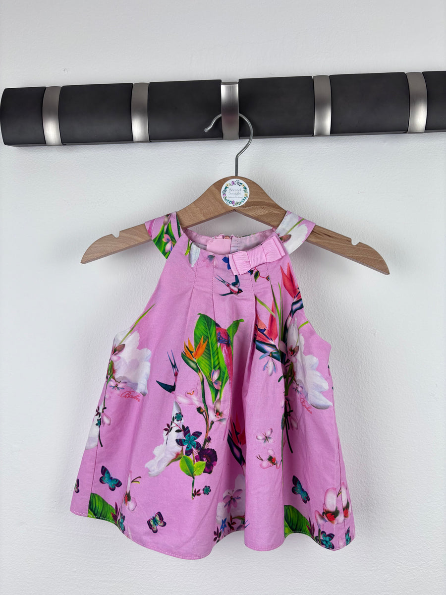 Ted Baker Floral Dress 12-18 Months-Dresses-Second Snuggle Preloved