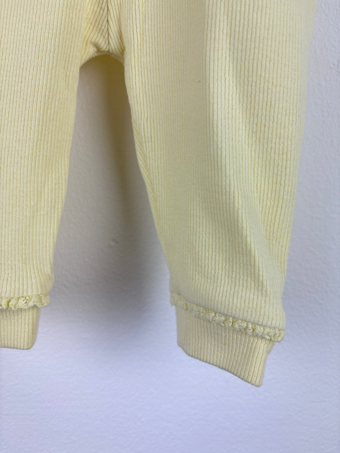 Next Yellow Lace Top And Leggings Set 3-6 Months-Sets-Second Snuggle Preloved