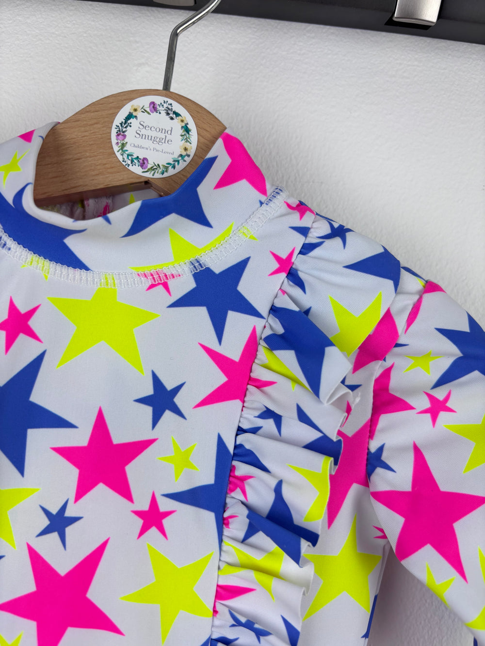 Mothercare Star Print Swimsuit 3-6 Months-Swimming-Second Snuggle Preloved