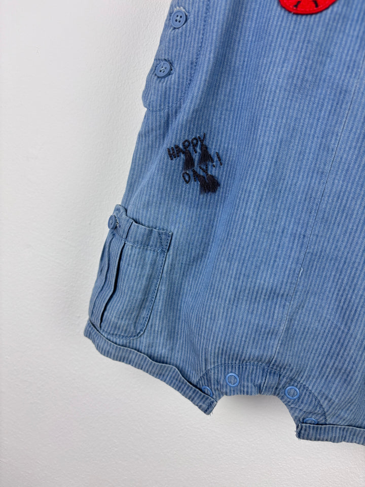 Next Animal Dungarees Set Up To 3 Months-Rompers-Second Snuggle Preloved