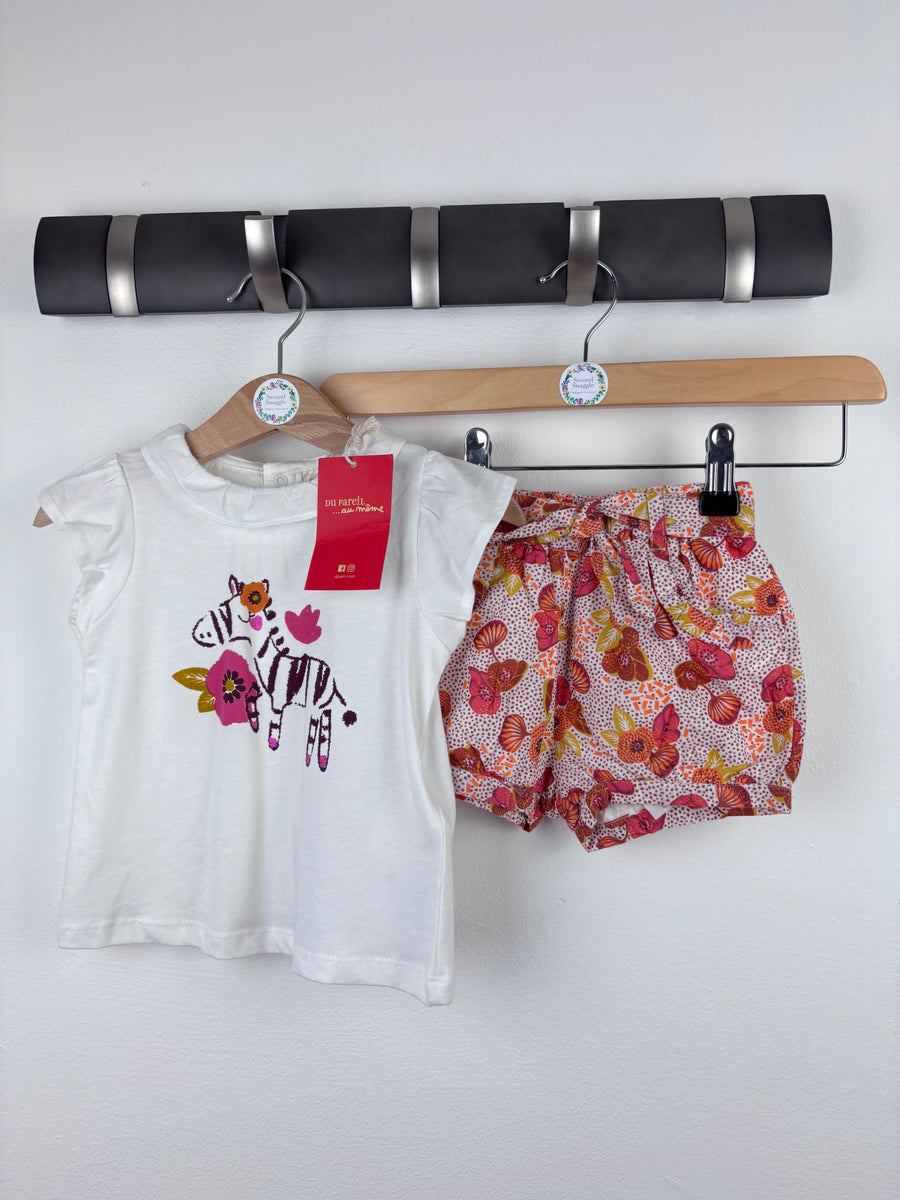 Du Pareil Zebra Set 12 Months-Sets-Second Snuggle Preloved