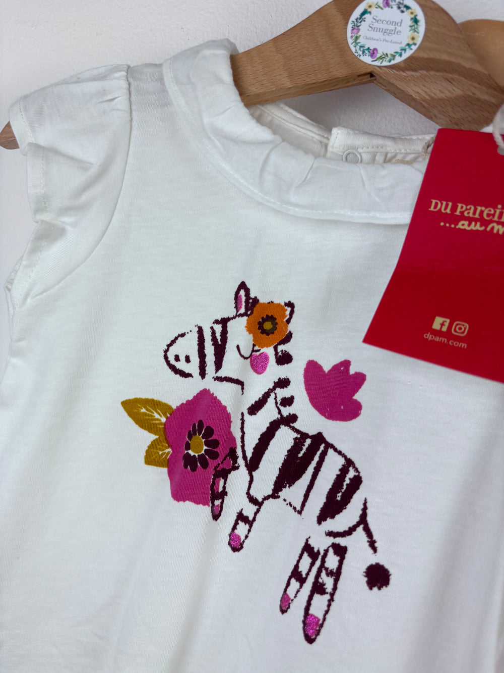 Du Pareil Zebra Set 12 Months-Sets-Second Snuggle Preloved