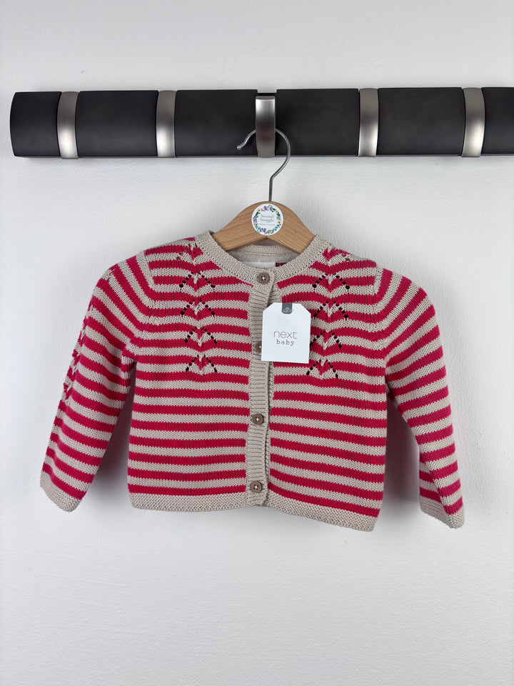 Next Stripe Cardigan 3-6 Months-Cardigans-Second Snuggle Preloved
