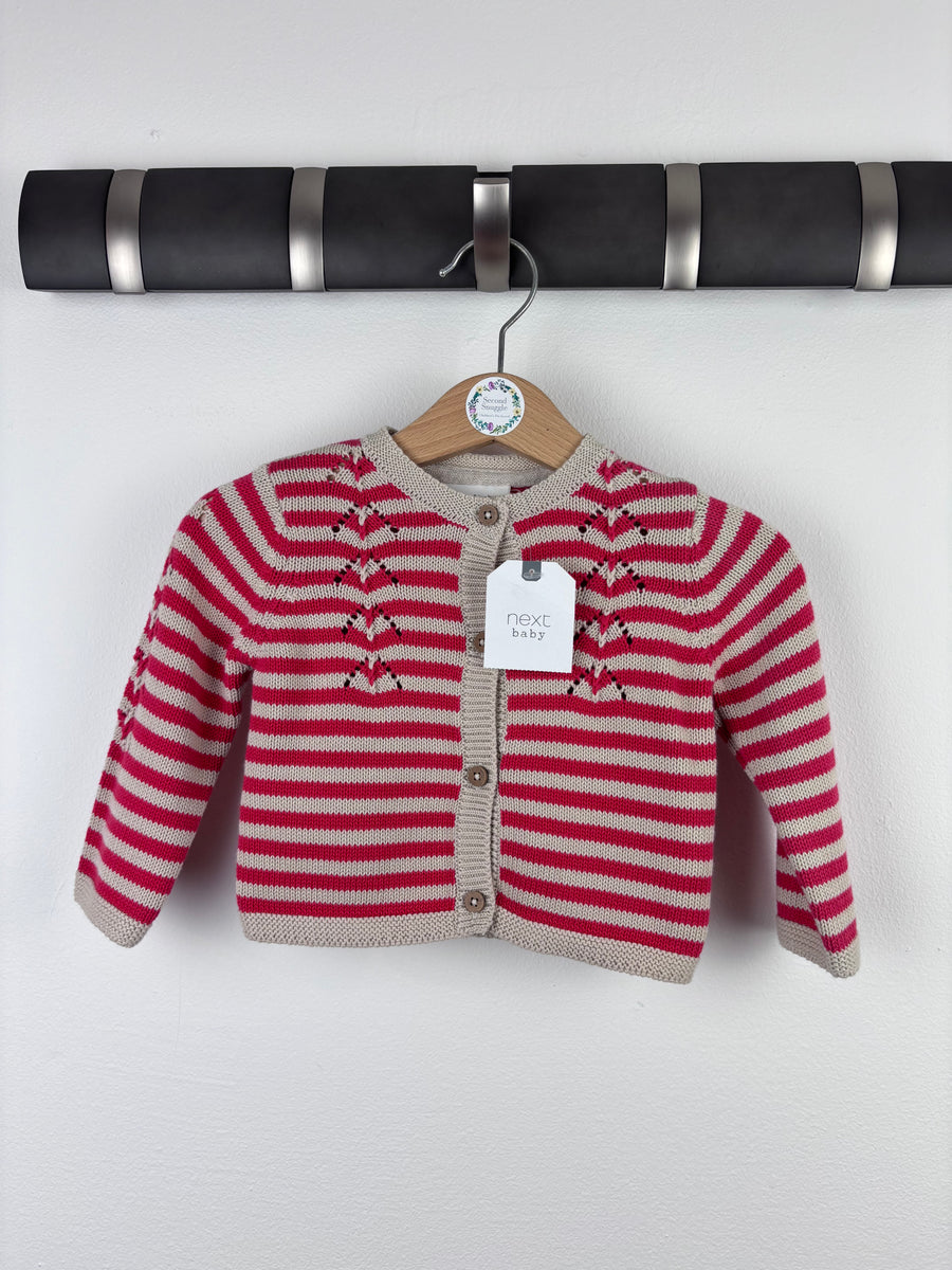 Next Stripe Cardigan 3-6 Months-Cardigans-Second Snuggle Preloved