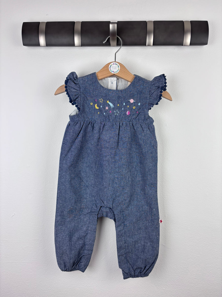 Piccalilly Space Romper 0-3 Months-Rompers-Second Snuggle Preloved