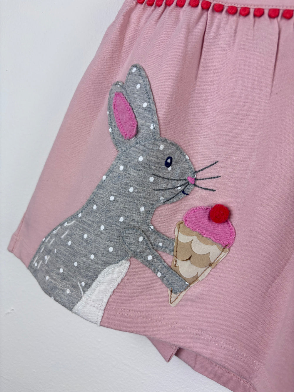 Baby Boden Pink Rabbit Top And Ice Cream Shorts Various Sizes-Sets-Second Snuggle Preloved