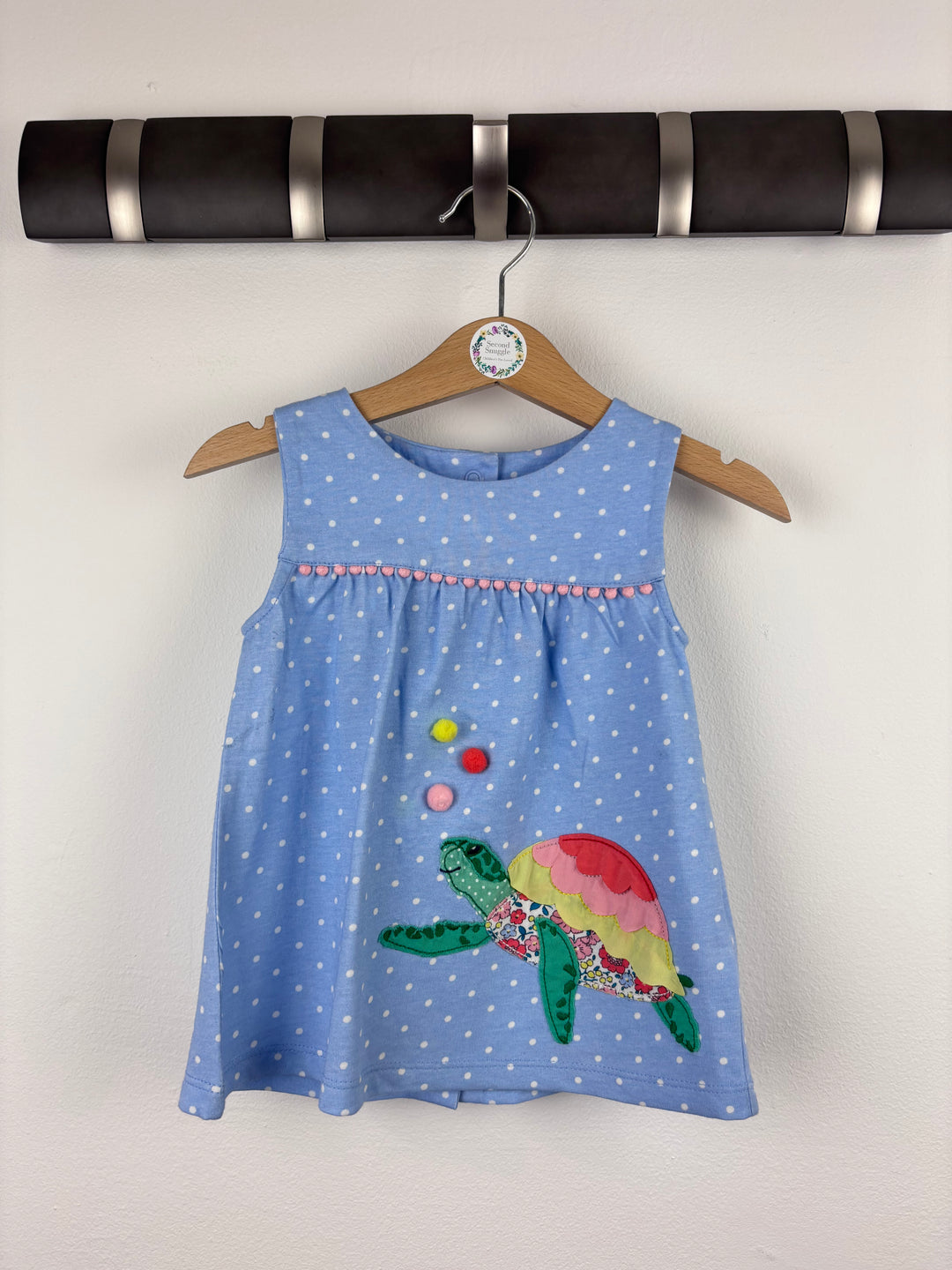 Baby Boden Blue Turtle Dress Various Sizes-Dresses-Second Snuggle Preloved