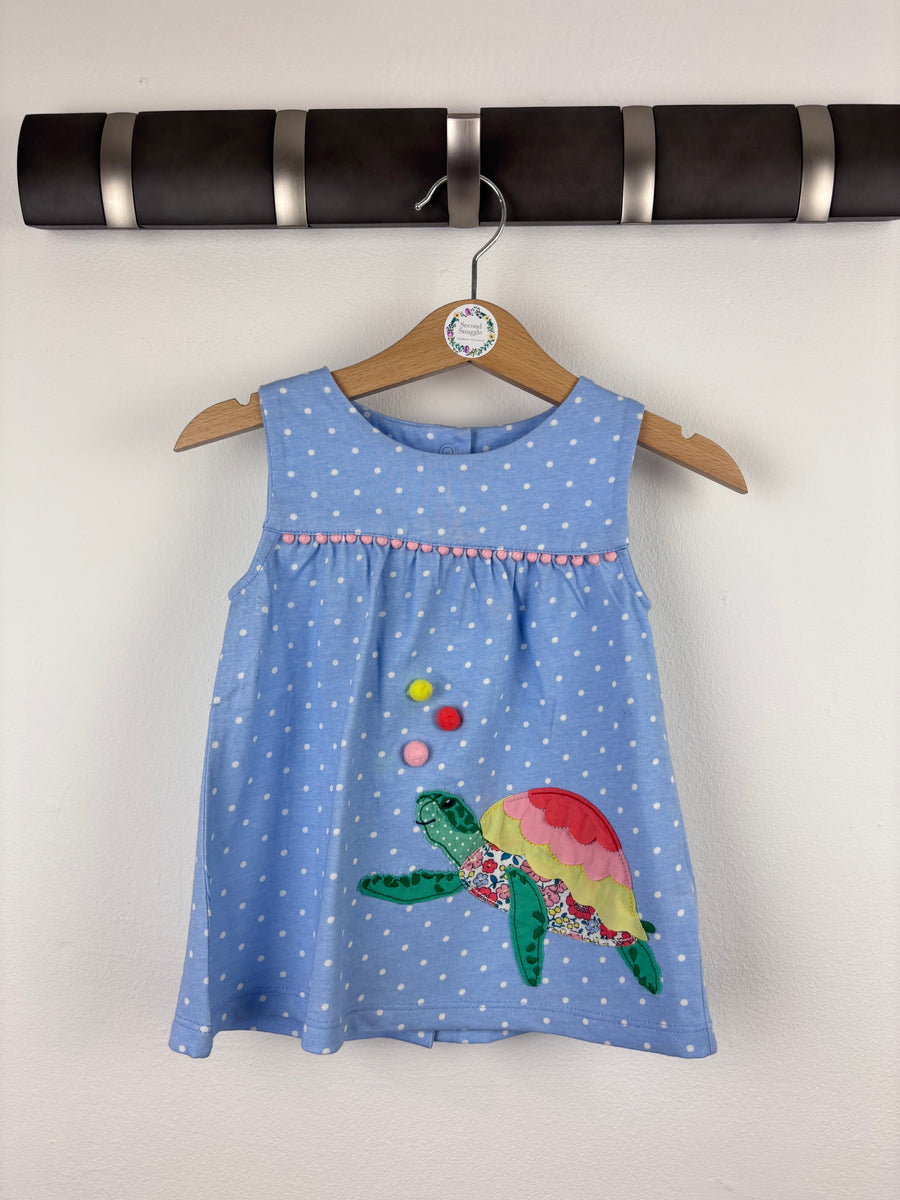 Baby Boden Blue Turtle Dress Various Sizes-Dresses-Second Snuggle Preloved