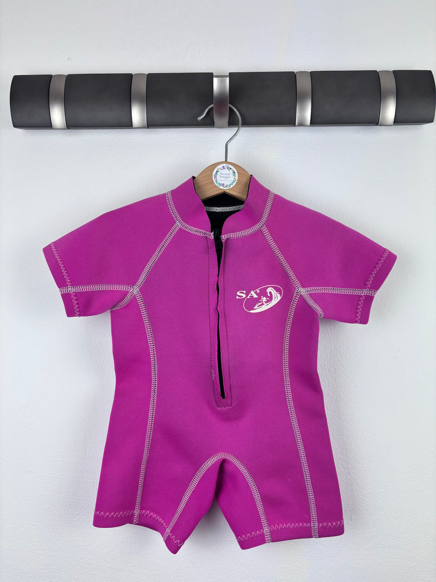 Pink Wetsuit 6-12 Months-Swimming-Second Snuggle Preloved