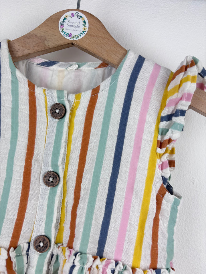 H&M Stripe Dress 2-3 Years-Dresses-Second Snuggle Preloved