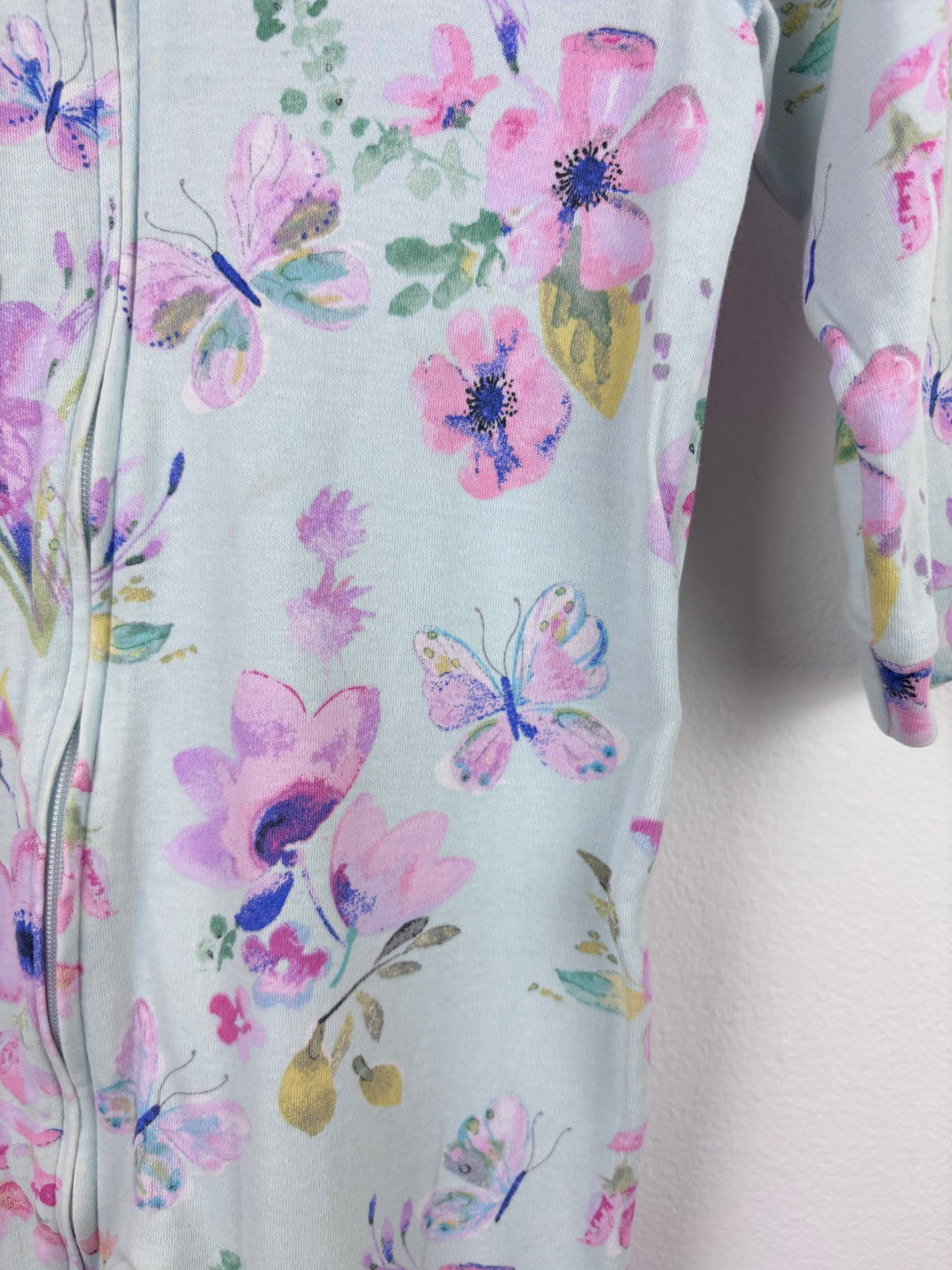 Next Floral Sleepsuit 12-18 Months-Sleepsuits-Second Snuggle Preloved