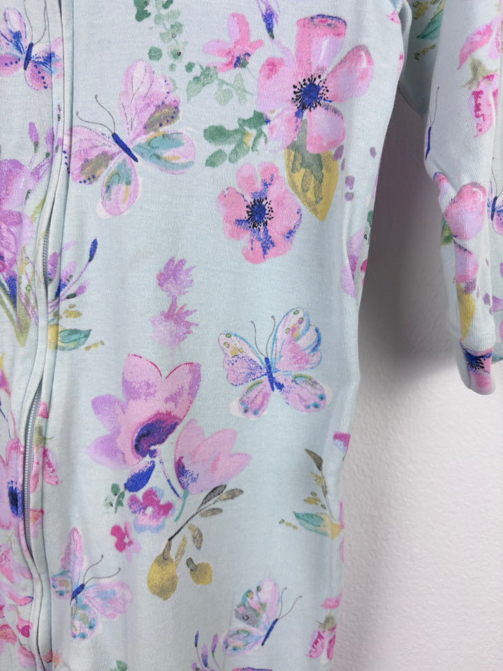 Next Floral Sleepsuit 12-18 Months-Sleepsuits-Second Snuggle Preloved