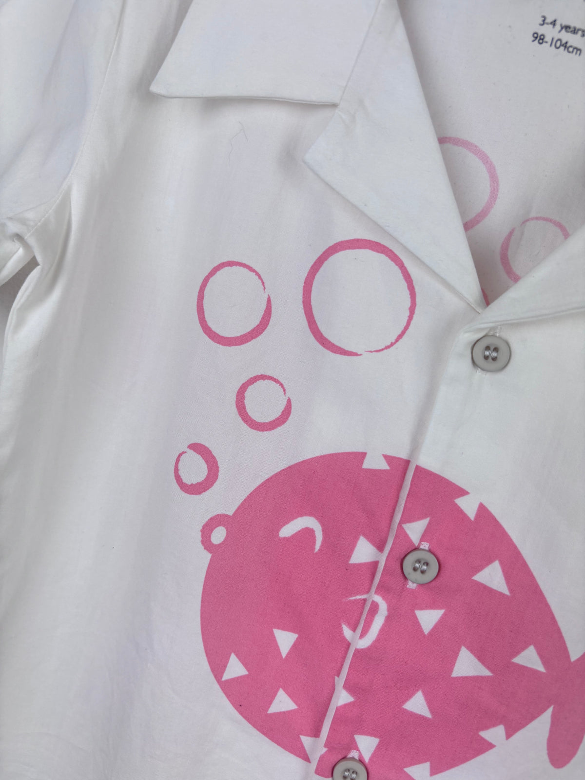 Lucy & Sam Fish Shirt 3-4 Years-Shirts-Second Snuggle Preloved