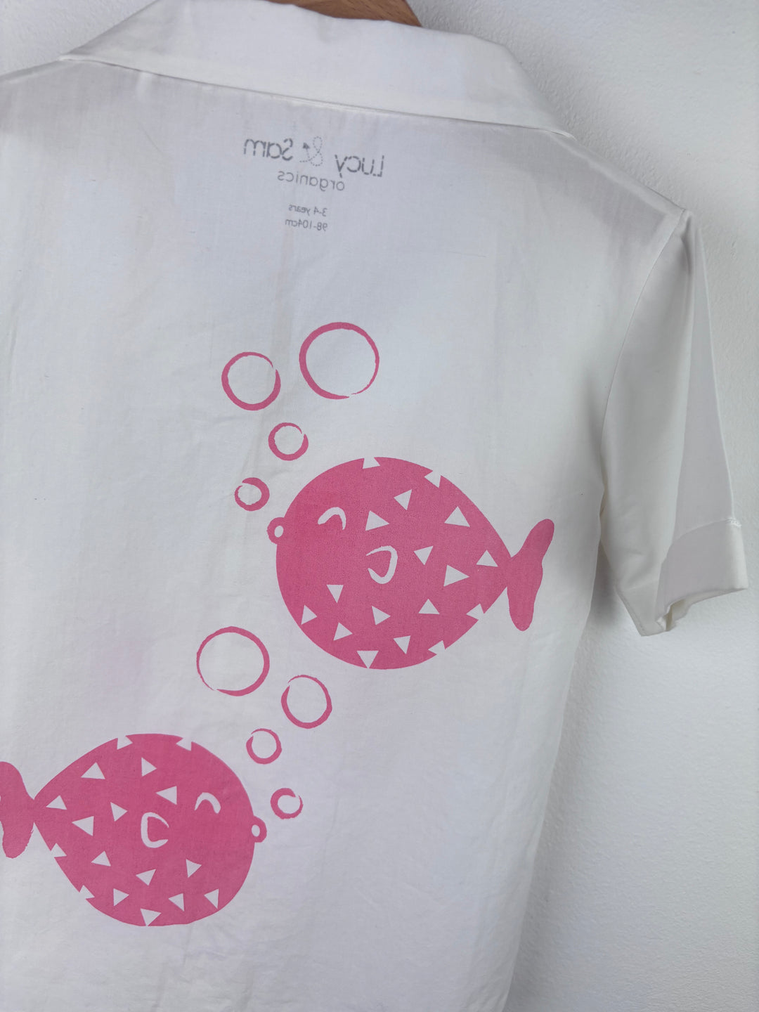 Lucy & Sam Fish Shirt 3-4 Years-Shirts-Second Snuggle Preloved