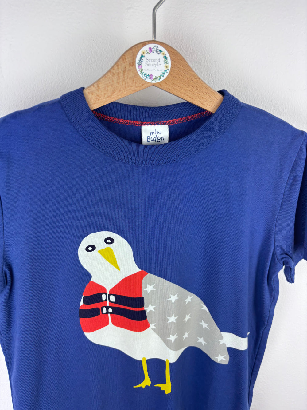 Boden Seagull T-Shirt 5-6 Years-Tops-Second Snuggle Preloved