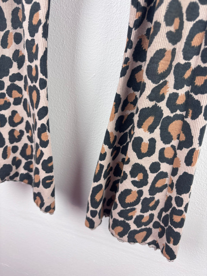 Next Leopard Print Flares 6-7 Years-Leggings-Second Snuggle Preloved