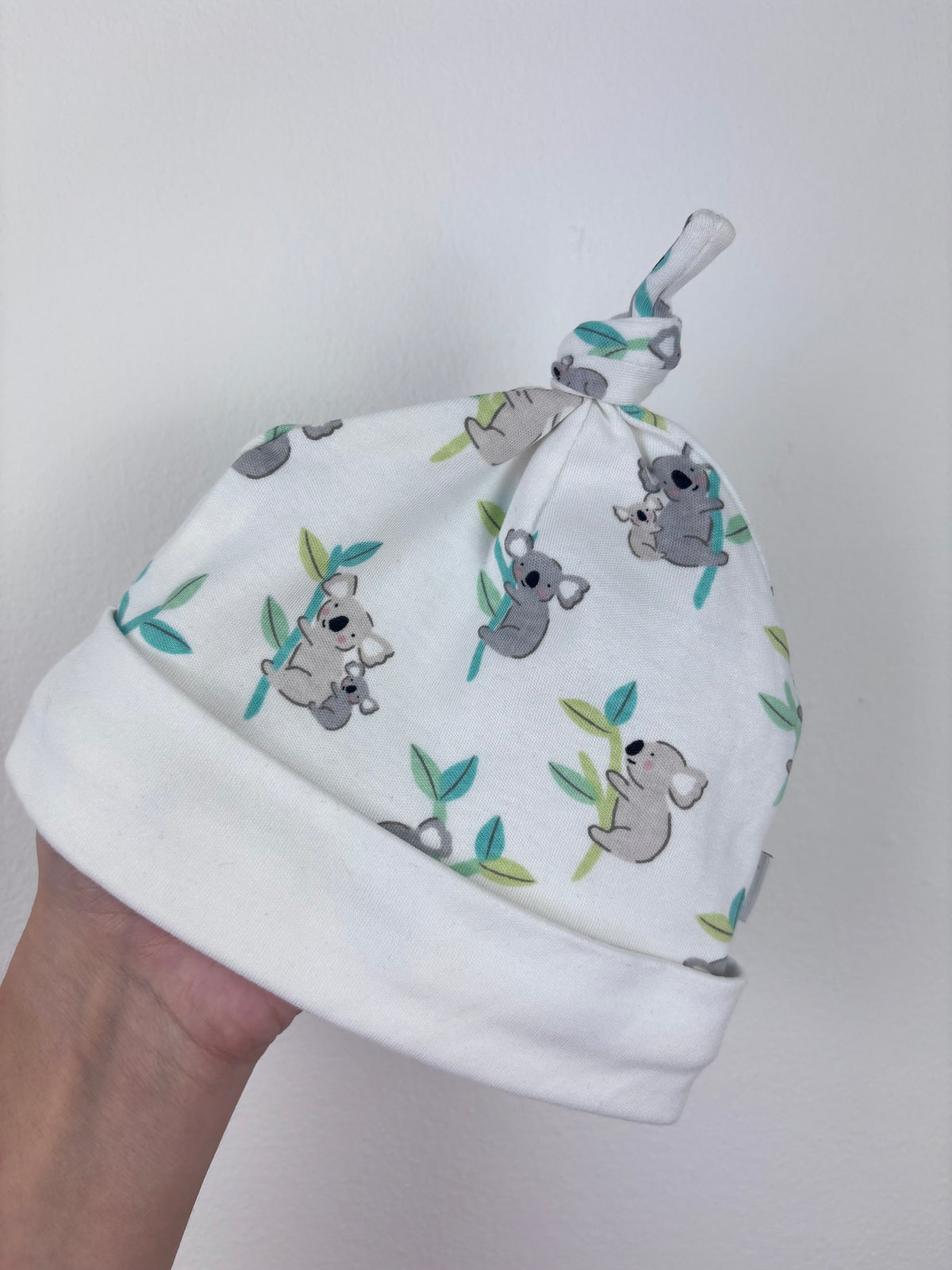 JoJo Maman Bebe Koala Print Hat 3-6 Months-Hats-Second Snuggle Preloved