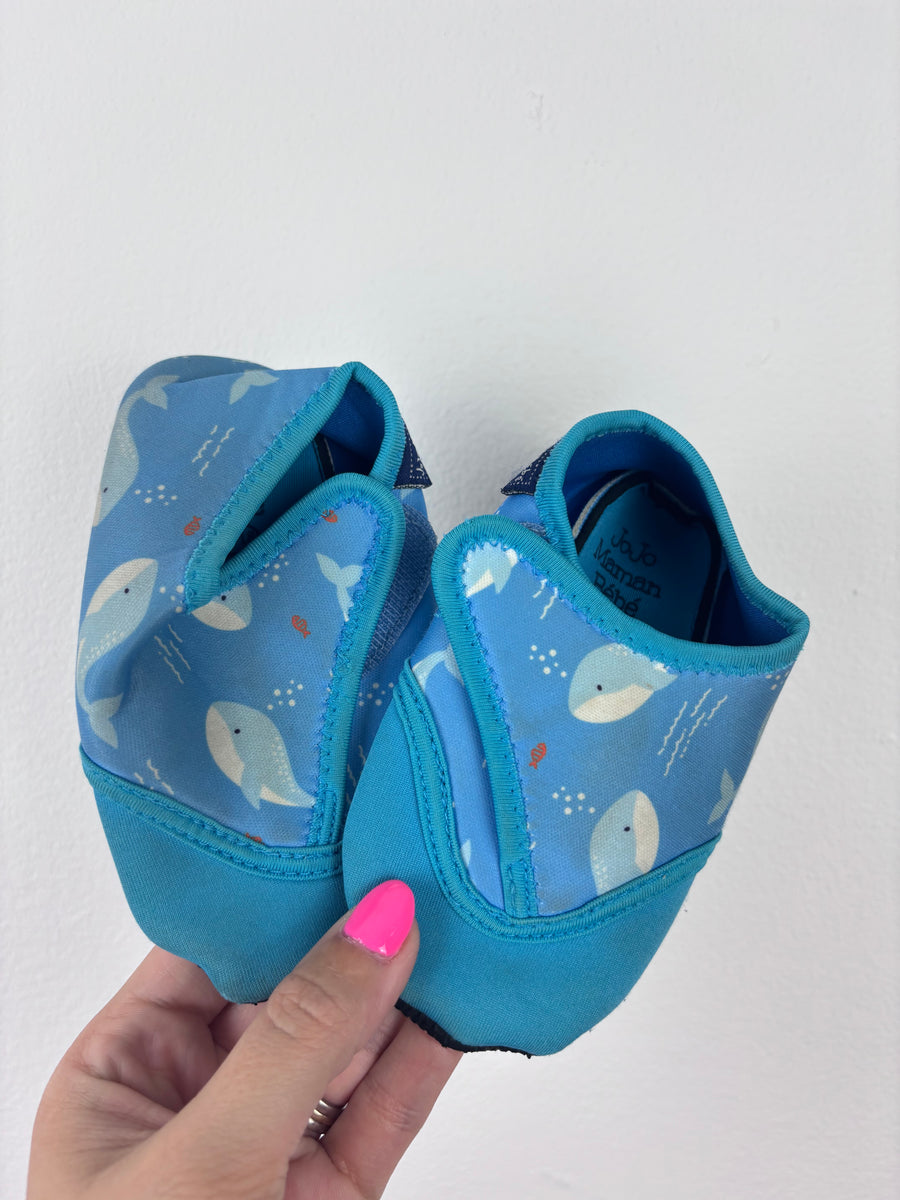 JoJo Maman Bebe Blue Swim Shoes 12-18 Months-Shoes-Second Snuggle Preloved