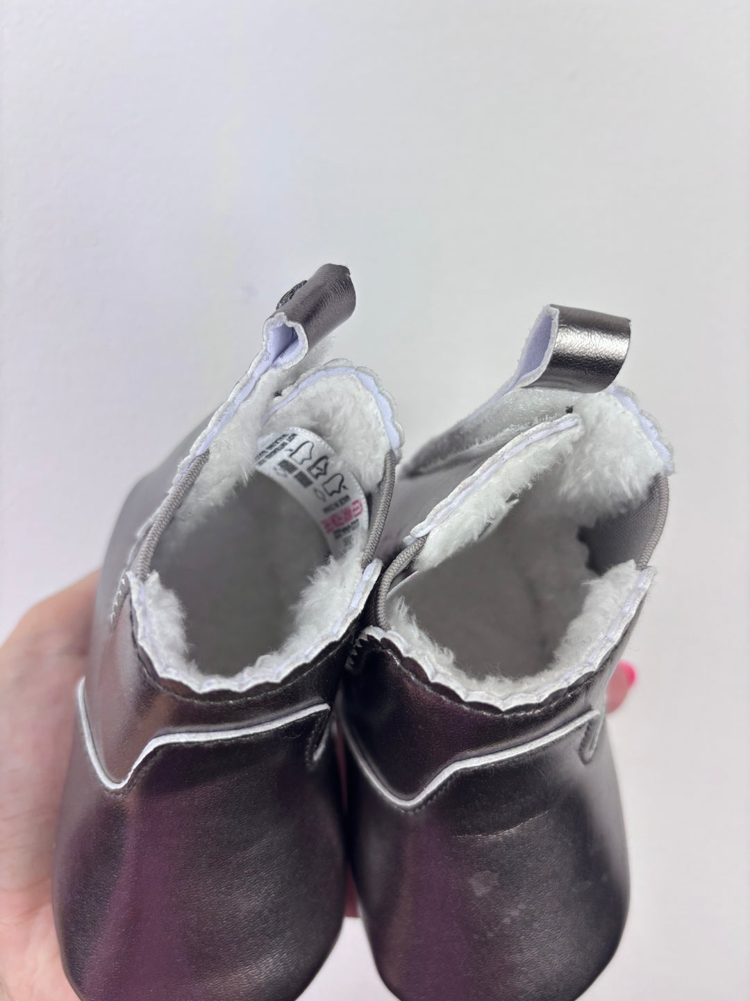 Next Metallic Booties 3-6 Months-Boots-Second Snuggle Preloved