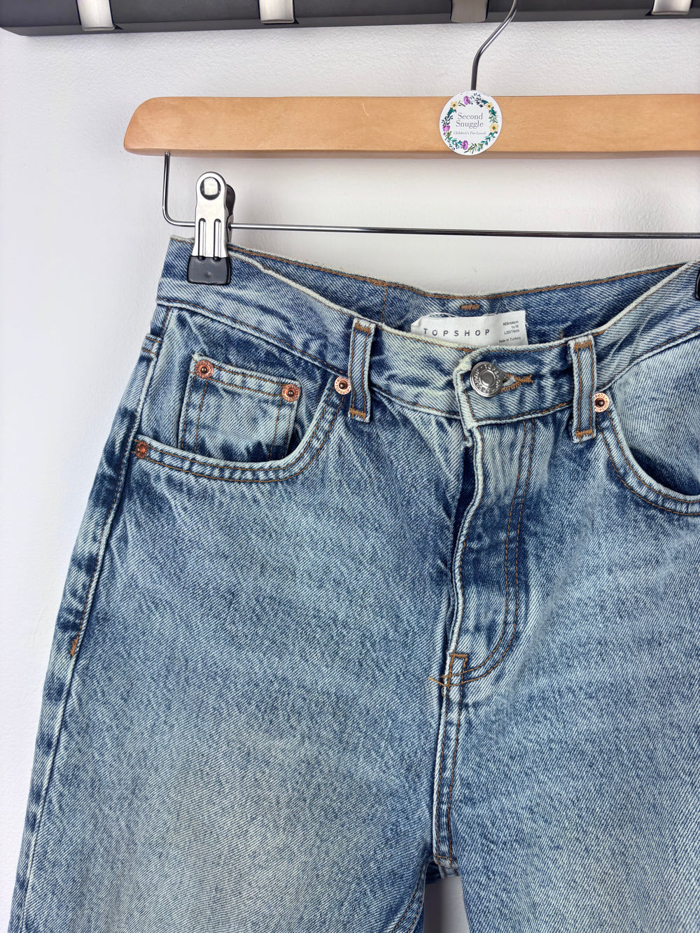 Top Shop Straight Jeans W26-Trousers-Second Snuggle Preloved