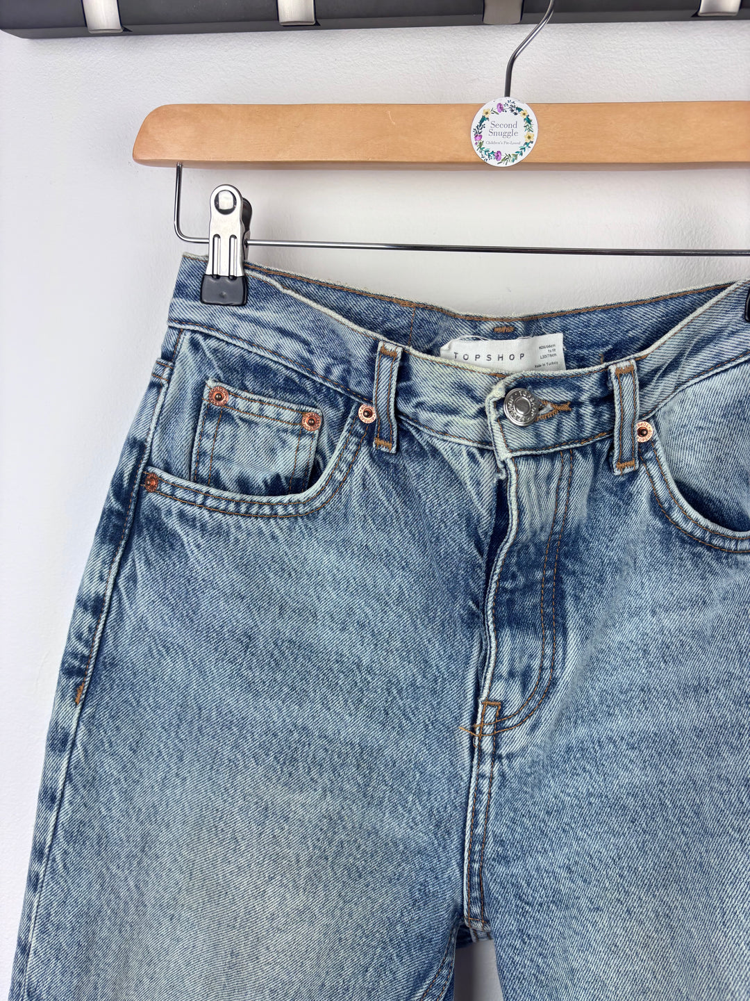 Top Shop Straight Jeans W26-Trousers-Second Snuggle Preloved