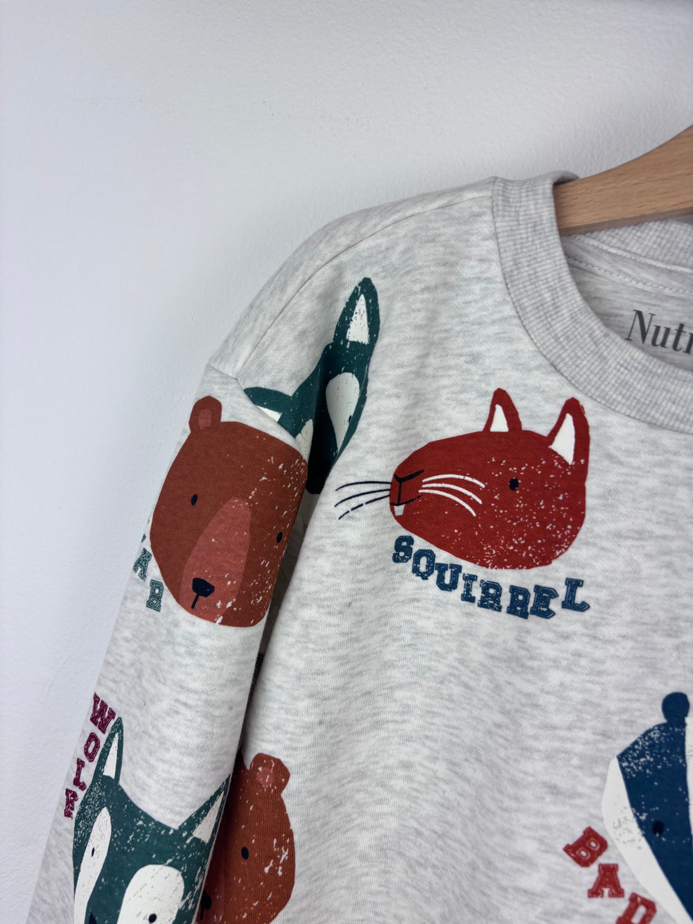Nutmeg Animal Print Jumper 6-7 Years-Jumpers-Second Snuggle Preloved