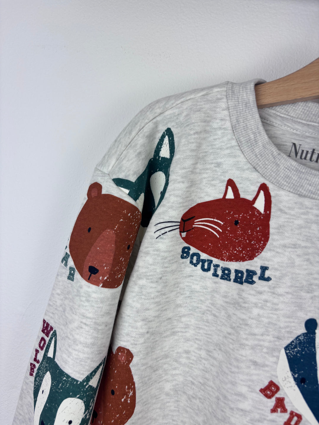 Nutmeg Animal Print Jumper 6-7 Years-Jumpers-Second Snuggle Preloved