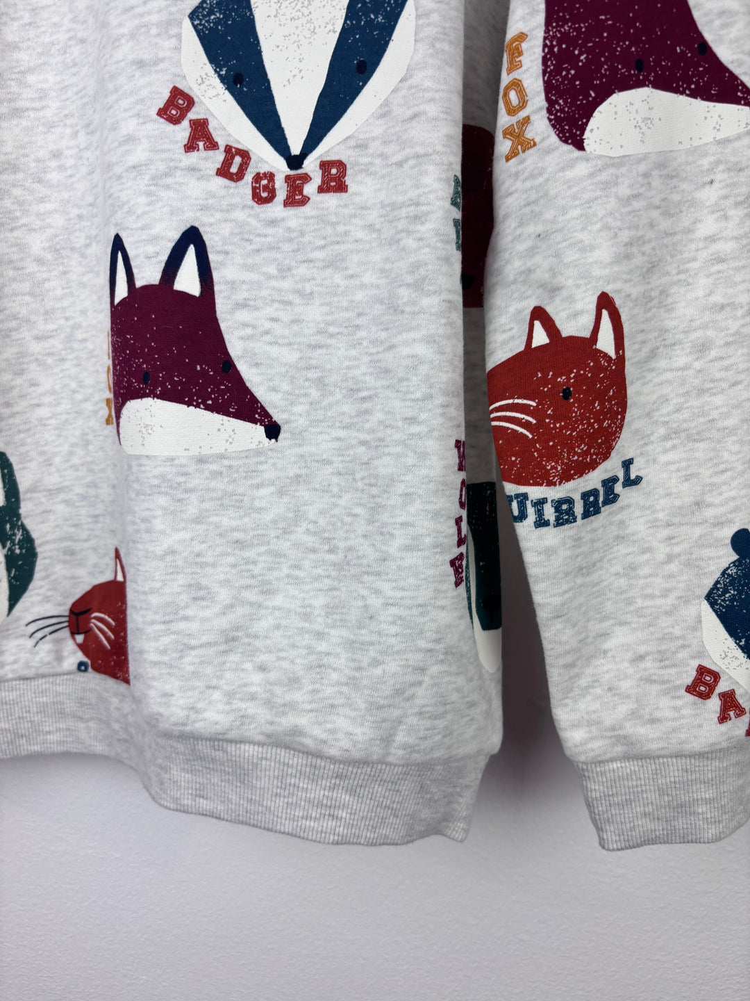 Nutmeg Animal Print Jumper 6-7 Years-Jumpers-Second Snuggle Preloved